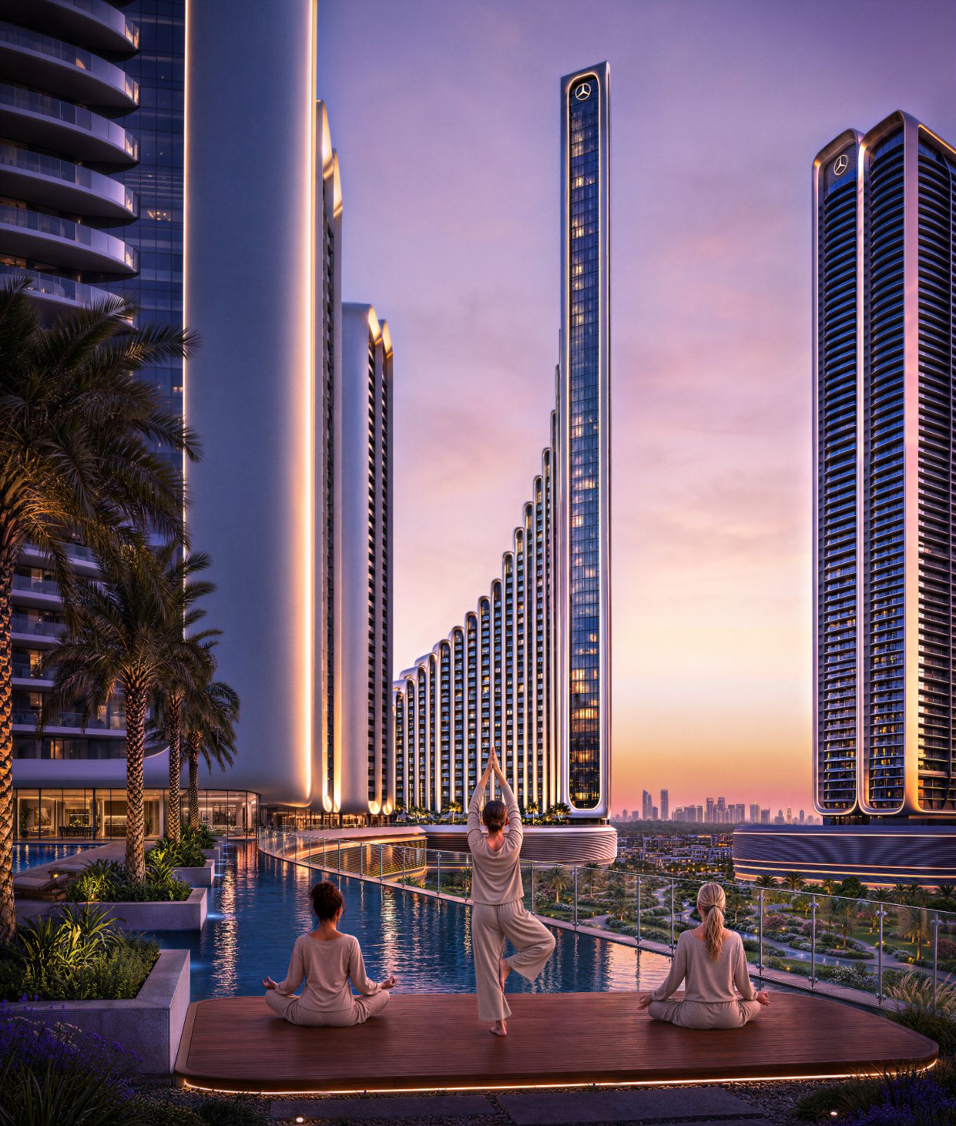 Mercedes Benz Iconic Tower - 2BR Royal Suit 1